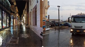 Εργασίες καθαρισμού πλατειών, δρόμων και πεζοδρόμων από την Υπηρεσία Καθαριότητας του Δήμου Ηρακλείου