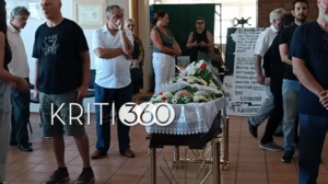 Συγκίνηση στην πολιτική κηδεία του Χανιώτη διανοούμενου, Ευτύχη Μπιτσάκη - Φωτογραφίες, βίντεο