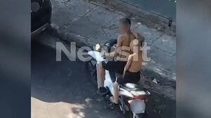 Παιδιά 9 και 15 ετών κλέβουν μηχανάκι μέρα μεσημέρι σε 20 δευτερόλεπτα