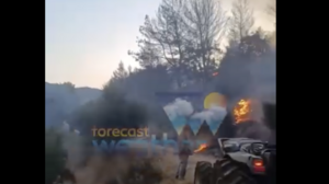 Ζαχάρω: Φωτιά σε εξέλιξη στην περιοχή Ξηροχώρι