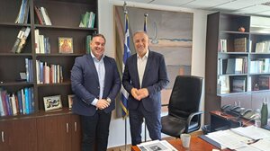 Συνάντηση Αντιπεριφερειάρχη Γ. Ματαλλιωτάκη με τον Υφυπουργό Ανάπτυξης Σ. Καλαφάτη