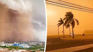 Αμμοθύελλα έκανε την μέρα νύχτα στο Σάο Πάολο