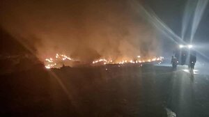 Φωτιά λίγο έξω από τα Ανώγεια σήμανε συναγερμό - Βίντεο