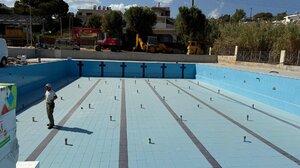Προς ολοκλήρωση οι πισίνες του Δήμου Χανίων στο Κλειστό Γυμναστήριο του Κλαδισού