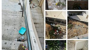 Χρυσοπηγή: 13 μέρες σκουπίδια και ξερά χόρτα γύρω από το νηπιαγωγείο