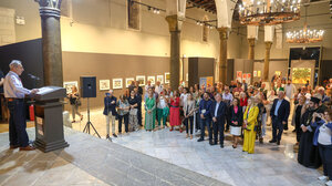 Εγκαινιάστηκε η σπουδαία έκθεση ζωγραφικής του Αριστόδημου στη Βασιλική του Αγίου Μάρκου