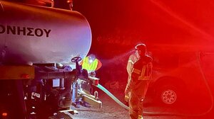 Ηράκλειο: Βραδινή φωτιά στην ενδοχώρα κινητοποίησε την Πυροσβεστική 