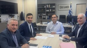 Ο Κωνσταντίνος Κεφαλογιάννης στον Υφυπουργό Κλιματικής Κρίσης και Πολιτικής Προστασίας