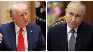 Σε εξέλιξη η συνομιλία Τραμπ και Πούτιν