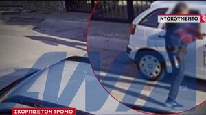 Βίντεο: 45χρονος με τσεκούρι σπάει αυτοκίνητο και σπίτια - Συνελήφθη στα Βριλήσσια