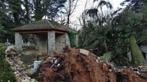 Βιβλική Καταστροφή στο Δίλοφο: Κυπαρίσσια Ξεριζώθηκαν και σάρωσαν το κοιμητήριο