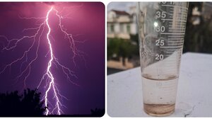 Κεραυνοί, καταιγίδες και χαλαζοπτώσεις τη νύχτα στην Κρήτη