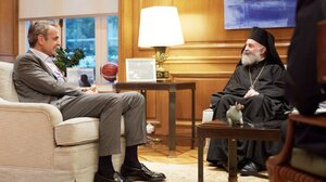 Με τον Κ. Μητσοτάκη συναντήθηκε ο Αρχιεπίσκοπος Αυστραλίας Μακάριος