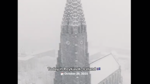 Ρεκόρ χιονόπτωσης στο Ρέικιαβικ 
