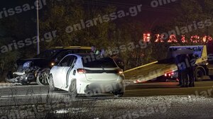 Σοβαρό τροχαίο στη Λάρισα: Μετωπική σύγκρουση με τέσσερις τραυματίες