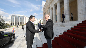 Βουλή: Συνάντηση του Ν. Κακλαμάνη με τον ομόλογό του της Αρμενίας	