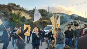 Στη Λάρισα οι αγρότες των Χανίων