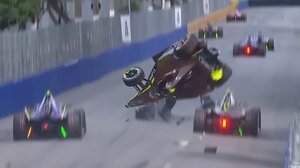 Formula E: Σοκαριστικό ατύχημα με μονοθέσιο - Εκτοξεύτηκε στον αέρα