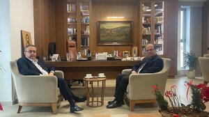 Εθιμοτυπική συνάντηση του Δημάρχου Ρεθύμνης με τον Πρόεδρο της Δημόσιας Κεντρικής Βιβλιοθήκης
