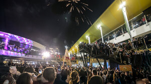 Εντυπωσιακή η Φωταγώγηση στο Talos Plaza