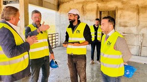 Στο έργο κατασκευής του Πολιτιστικού Γαζίου ο Μενέλαος Μποκέας