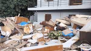 Ένας ατελείωτος σκουπιδότοπος δίπλα σε σχολεία στον Ξηροπόταμο!