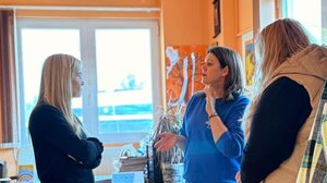 Σε δομές κοινωνικής φροντίδας των Χανίων η Σέβη Βολουδάκη