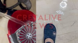 Σε …νευρικό κλονισμό η οικογένεια με το πλημμυρισμένο σπίτι - Τί απαντά ο Δήμος Ηρακλείου