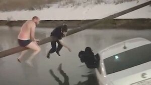 Ηρωική διάσωση μητέρας και παιδιού στο Νταγκεστάν