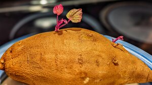 Κρεμώδες ριζότο γλυκοπατάτας