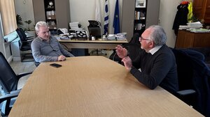 Συνάντηση του Δημάρχου Ηρακλείου με το νέο Πρόεδρο της Ηράκλειας Πρωτοβουλίας