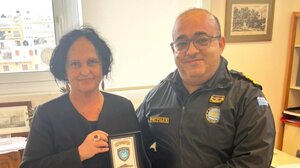 Στην Εφορεία Αρχαιοτήτων Λασιθίου ο διοικητής της Λιμενικής Αρχής Ελούντας