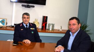 Συγχαρητήριο μήνυμα Μ. Μενεγάκη στον Ν. Σπυριδάκη για την προαγωγή του στον βαθμό του Αντιστρατήγου