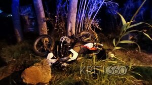 Τροχαίο με εγκατάλειψη στον Πλατανιά – Στο νοσοκομείο οδηγός μηχανής 