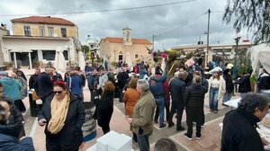 Με χαρά, παραδοσιακά έθιμα και σαρακοστιανά εδέσματα γιορτάστηκαν τα Κούλουμα στο Θραψανό - Φωτογραφίες