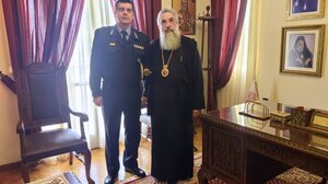 Εθιμοτυπική επίσκεψη του νέου Περιφερειακού Διοικητή Πυροσβεστικών Υπηρεσιών Κρήτης στον Αρχιεπίσκοπο