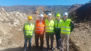 ΟΑΚ: Αυτοψία Παπαδογιάννη στο εργοτάξιο της ΕΕΝ Ποταμών Αμαρίου 