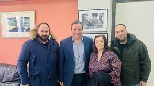 Συνάντηση Δημάρχου Αγίου Νικολάου με μέλη του Δ.Σ της Ε.Θ.Ο.Α.Ν