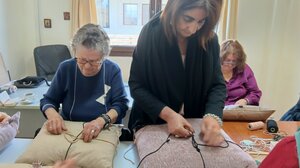 Ξεκίνησαν τα μαθήματα χειροτεχνίας στο ΚΑΠΗ Αρκαλοχωρίου