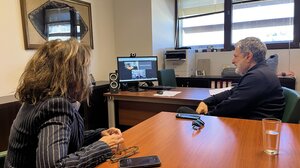 Ηράκλειο: Τηλεδιάσκεψη με τον Καλλιτεχνικό Διευθυντή της Εθνικής Λυρικής Σκηνής είχε ο Καλοκαιρινός