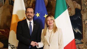 Ιταλία: Συνάντηση του Κύπριου προέδρου Νίκου Χριστοδουλίδη με την Ιταλίδα πρωθυπουργό Τζόρτζια Μελόνι