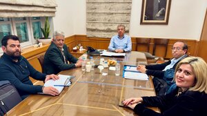  Παρεμβάσεις οδικής ασφάλειας και αναπτυξιακός σχεδιασμός για το Οροπέδιο Λασιθίου σε σύσκεψη στην Περιφέρεια Κρήτης 