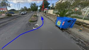  Ηράκλειο: Τοποθετούν νέα πλαστικά κολονάκια στον επαρχιακό δρόμο μπροστά από το ΠΑΓΝΗ