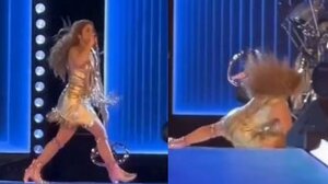 Επική τούμπα της Σακίρα στη σκηνή κατά τη διάρκεια συναυλίας - Δείτε βίντεο