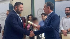 Μέρα χαράς για τον διοικητή της Ασφάλειας Ηρακλείου Γιώργο Βαρδάκη