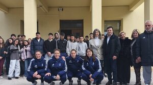 Επισκέψεις σε σχολεία του Ηρακλείου για την Εθνική Ομάδα Ποδοσφαίρου Γυναικών!