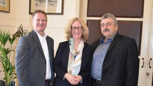 Στον Αντιπεριφερειάρχη Χανίων η Πρέσβης της Αυστρίας - Στο επίκεντρο το μεταναστευτικό στην Κρήτη