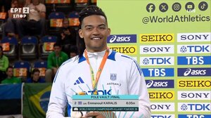 Παγκόσμιο Πρωτάθλημα Κλειστού Στίβου: Η απονομή του μεταλλίου στον Εμμανουήλ Καραλή - Δείτε βίντεο