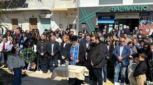 Τελετή τιμής και μνήμης στο Μνημείο Πεσόντων στην Αγία Μαρίνα