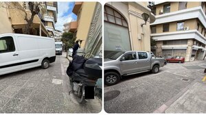 Ένα απέραντο πάρκινγκ η περιοχή της οδού Θεσσαλονίκης